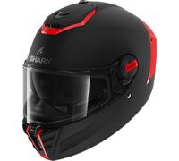 Shark Spartan RS Blank Casco, negro/rojo, Talla XXL (63/64)