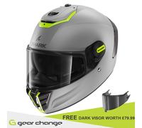 Shark Spartan RS - Blank Mat SP SYS - Free Dark Visor