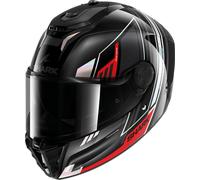 Shark Spartan RS Byrhon Casco, negro-rojo, tamaño XS para Hombres