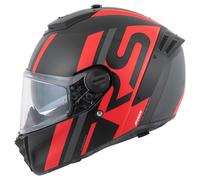 Shark Spartan RS Carbon Shawn Mate/Carbono/Rojo L unisex negro