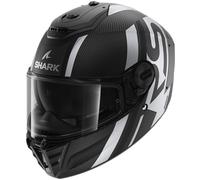 Shark Spartan RS Carbon Shawn, casco integral S male Mate Negro/Plata