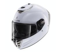 SHARK Spartan RS Casco Moto, Unisex, White Silver Glossy, XXL