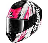 Shark Spartan RS Hibolt, casco integral M female Negro/Fucsia/Blanco