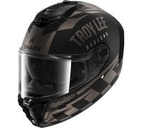 Shark Spartan RS Raceshop Casco, negro-gris, tamaño S para Hombres