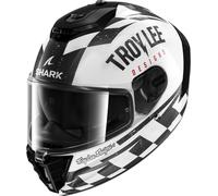 Shark Spartan RS Raceshop Troy Lee, casco integral S male Blanco/Negro
