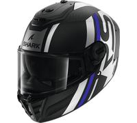 Shark Spartan RS Shawn Carbon Casco, negro-azul, tamaño XL para Hombres