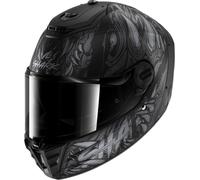 Shark Spartan RS Shaytan, casco integral XS male Mate Negro/Gris Oscuro