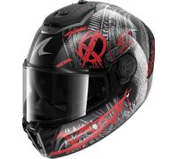 Shark Spartan RS Shiever Carbon Casco, negro/carbono/rojo, Talla L (59/60)