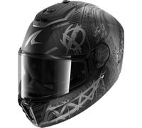 Shark Spartan RS Shiever Carbon Casco, negro mate/carbono, Talla XL (61/62)