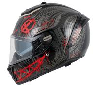 Shark Spartan RS Shiever Casco Integral Carbono/Rojo XL unisex negro