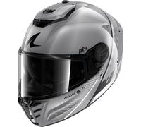 SHARK Casco integral Spartan RS Speed-Tech Negro/Gris/Plateado XL para hombre