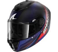 SHARK Casco integral SPARTAN RS FIBRE SPEED-TECH Mate Negro/Azul/Rojo Talla M