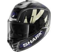 Shark Spartan RS Stingrey, casco integral M male Mate Gris Oscuro/Gris Oscuro/Azul