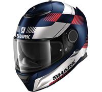 Shark Spartan Strad casco, Azul mate/rojo, Talla XS (53/54)