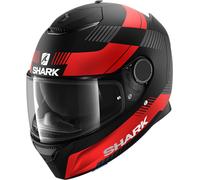 Shark Spartan Strad casco, negro mate/rojo, Talla XS (53/54)