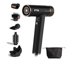 Shark SpeedStyle Sistema secador de cabello de alta velocidad, compacto y potente, modo protección del cuero cabelludo, para todo tipo de cabello, varios accesorios de peinado