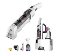 Shark StainForce HX100UKT - Limpiador inalámbrico ligero y portátil, eliminador de manchas, manchas y olores para alfombras, tapicería, coches, con organizador de almacenamiento, accesorios y solución
