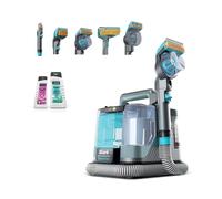 Shark StainStriker HairPro Pet Limpiador de manchas, succión de 450 W, extractor de pelos de mascota, elimina manchas y malos olores, ligero, portátil, 4 accesorios y 2 soluciones líquidas, PX250EUCP