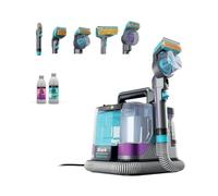 Shark StainStriker HairPro Pet Limpiador de manchas, succión de 450 W, extractor de pelos de mascota, elimina manchas y malos olores, ligero, portátil, 4 accesorios y 2 soluciones líquidas, PX250EUT