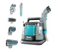 Shark StainStriker Limpiador de manchas con 5 accesorios, minicepillo para pelo de mascotas, boquilla estrecha, tubo de limpieza, 2 soluciones de limpieza incluidas, 450W, ligero, Gris, PX200EUCP
