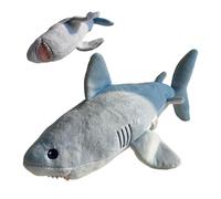 Shark Stuffed Animal - 11 Inch Model of Sharks Sea Creatures, Shark Doll, Simulated Whale Shark Plush, Soft Stuffed Sea Animals, Plush For Kids Boys and Girls