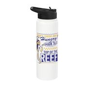 Shark Tale Oscar Don’t Swim Away Hungry Stainless Steel Insulated Water Bottle