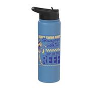 Shark Tale Oscar Don’t Swim Away Hungry Stainless Steel Insulated Water Bottle