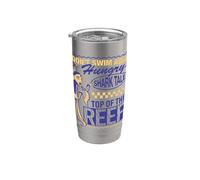 Shark Tale Oscar Don’t Swim Away Hungry Vaso térmico de acero inoxidable de doble pared