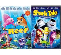 Shark Tale & The Reef DVD Animated Cartoon Movie Set