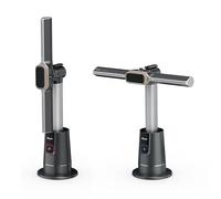 Shark TurboBlade Ventilador + Calentador 2 en 1, ventilador doble y calentador, mando a distancia, Negro, TH200EU