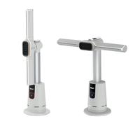 Shark TurboBlade Ventilador + Calentador 2 en 1, ventilador doble y calentador, mando a distancia, Perla, TH200EUWH