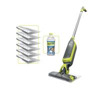 Shark VacMop 2 en 1 trapeador de vacío inalámbrico para suelo duro, 6 recambios de almohadillas desechables, limpiador de suelos multisuperficie de 355 ml, ligero 1,5 kg, almohadillas desechables sin