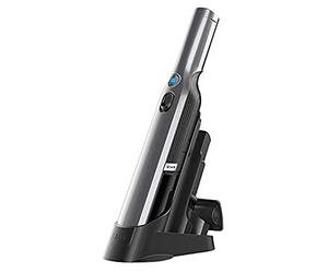 Shark WandVac 1.0 Aspiradora de mano sin cable, pequeña, ligera, gran capacidad de succión, boquilla estrecha y cepillo para polvo, cepillo multisuperficie, base de carga, gris, WV200EU