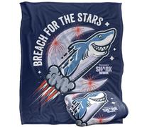 Shark Week Officially Licensed Breach For The Stars Manta súper Suave con Tacto Sedoso - 152 x 127 cm