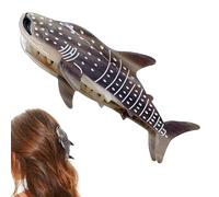 Shark Whale Claw Clips, Unique Ocean Animal Hair Clips, Cellulose Acetate Big Hair Clips, Cute Fashion Nonslip Hairpin Catch, Hair Accessories for Women Girls Thick & Thin Hair (D)