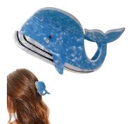 Shark Whale Claw Clips, Unique Ocean Animal Hair Clips, Cellulose Acetate Big Hair Clips, Cute Fashion Nonslip Hairpin Catch, Hair Accessories for Women Girls Thick & Thin Hair (G)