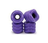 Shark Wheel California Roll - Ruedas para monopatín Cruiser, 60 mm, 78a, Juego de 4 Ruedas, Morado