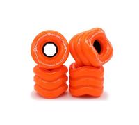 Shark Wheel California Roll - Ruedas para monopatín Cruiser, 60 mm, 78a, Juego de 4 Ruedas, Naranja