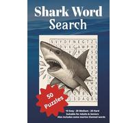 Shark Word Search Puzzle Book A5: Word Searches with Easy to Read Print all about Sharks, the Ocean, Marine and More | 6x9 inches A5, 100 pages | 50 ... Time. Glossy cover for more protection