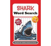 Shark Word Search Puzzle Book: Word Searches with Easy to Read Print about Sharks, Ocean Animals, and More | 6x9 inches, 110 pages | 50+ Puzzles...Gift for Vacations, Holidays and Free Times