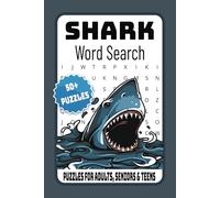 Shark Word Search Puzzle Book: Word Searches with Easy to Read Print about Sharks, Oceans, Predators and more | 6x9 inches, 110 pages | 50+ puzzles … Gift for Vacations, Holidays and Free Times.