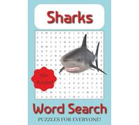 Shark Word Search: Word Searches with Easy to Read Print about Sharks, The Ocean, Fish, and More | 6x9 inches, 110 pages | 50+ Puzzles...Gift for Vacations, Holidays, and Relaxation