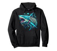 Shark Zombie Undead Predator Halloween Niños Hombres Megalodon Sudadera con Capucha