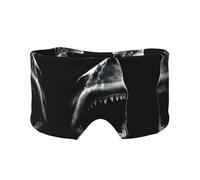 Shark1 - Máscara de dormir con estampado para hombres y mujeres, cubierta suave para los ojos, diadema insonorizada para dormir, para viajes, siesta