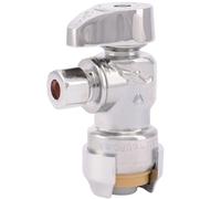 SHARKBITE 1/2 x 1/4 pulgada ngulo de compresin Vlvula de parada Puzo para conectar el ajuste de plomera de latn