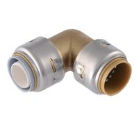 SharkBite Codo máximo de 3/4 pulgadas x 3/4 pulgadas de transición de polibutileno, codo de 90 grados, empuje para conectar, tubo PEX, cobre, CPVC, PE-RT, HDPE, UR4256A