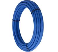 SharkBite U860B100 1/2-Inch PEX Tubing, 100 pies, AZUL, para aplicaciones residenciales y comerciales de agua potable