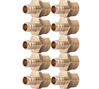 Sharkbite UC120LFA10 Conector Macho PEX de 1/2 Pulgadas (Paquete de 10), pack de 1