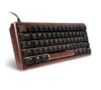 Sharkoon Skiller SGk50 S4 Wood, PBT RGB Gaming Keyboard, 60% DE-Layout