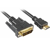 Sharkoon 4044951009060 adaptador de cable de vídeo 3 m hdmi dvi-d neg